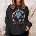 International Dot Day Make Mark Astronaut Planet Polka Dot Sweatshirt Gifts for Her
