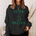 Irish Boxing Green Vintage Distressed Style Sweatshirt Gifts for Her