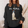 Irish Red And White Setter Ew People Dog Wearing Face Mask Sweatshirt Gifts for Her