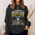 Ironworker Funny Warning Grumpy Old Ironworker Sweatshirt Gifts for Her