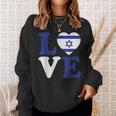 Israel Love Flag I Stand With Israel Heritage Israeli Flag Sweatshirt Gifts for Her Israel Love Flag I Stand With Israel Heritage Israeli Flag Sweatshirt Gifts for Her