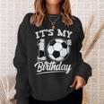 It's My 10Th Birthday Soccer Player 10 Bday Party Team Sweatshirt Gifts for Her