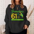 Jamaica 61St Independence Day Celebration Jamaican Flag Sweatshirt Gifts for Her