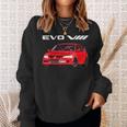 Jdm Car Evo Viii Red Sweatshirt Gifts for Her