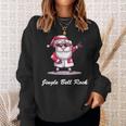 Jingle Bell Rock Santa Christmas Sweater- Sweatshirt Gifts for Her