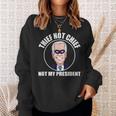 Joe Biden Is Not My President Funny Anti Joe Biden Sweatshirt Gifts for Her