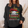 Junenth Believe Achieve Succeed Remembering Celebrating Sweatshirt Gifts for Her