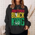 Junenth Is My Independence Day Black King Fathers Day Sweatshirt Gifts for Her