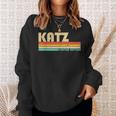 Katz Surname Funny Retro Vintage 80S 90S Birthday Reunion 90S Vintage Designs Funny Gifts Sweatshirt Gifts for Her