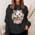 Kawaii Anime Ramen Cat Neko Sweatshirt Gifts for Her