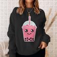 Kawaii Bubble Tea & Boba Milk Tea Lover Cute Anime Sweatshirt Gifts for Her