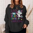 Kids Look Out 2Nd Grade Grade Here I Come Unicorn Sweatshirt Gifts for Her