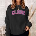 Kilgore Texas Tx Vintage Sports Pink Sweatshirt Gifts for Her