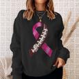 Leopard Game Day Pink American Football Tackle Breast Cancer Sweatshirt Gifts for Her