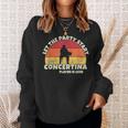 Let The Party Start The Concertina Player Is Here Concertina Sweatshirt Gifts for Her