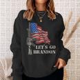Lets Go Brandon Veteran Us Army Battle Flag Funny Gift Idea Sweatshirt Gifts for Her