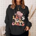 Lets Go Girls Western Cowgirl Hat Bachelorette Bridal Party Sweatshirt Gifts for Her