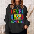 Level Complete 2Nd Grade Video Game Boys Last Day Of School Sweatshirt Gifts for Her