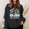 Lgbt Ally Gay Pride Clothers More Pride Less Prejudice Sweatshirt Gifts for Her