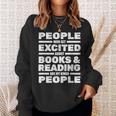 Librarian Book Books Lover Reading Bookworm Librarian Reading Funny Designs Funny Gifts Sweatshirt Gifts for Her