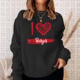 I Love Borger I Heart Borger Sweatshirt Gifts for Her