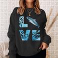 Love Harbor Porpoise Whale Sea Animals Marine Mammal Whales Sweatshirt Gifts for Her
