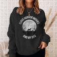I Love Horror Movies And My Dog Movies Sweatshirt Gifts for Her