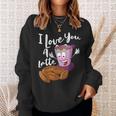 I Love You A Latte Macchiato Valentines Day Sweatshirt Gifts for Her