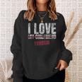 I Love Yangqin Musical Instrument Music Musical Sweatshirt Gifts for Her