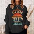 Mb Never Underestimate An Old Man Born In Colorado Sweatshirt Gifts for Her