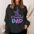 Mermaid Dad Mermaid Birthday Party Themed Party Family Sweatshirt Gifts for Her Mermaid Dad Mermaid Birthday Party Themed Party Family Sweatshirt Gifts for Her
