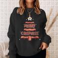 Merry Crispness Oh Bacon Tree Bbq Ugly Christmas Sweater Sweatshirt Gifts for Her
