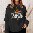 Mexican Fiesta Squad Down To Fiesta Sweatshirt Gifts for Her