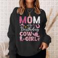 Mom Of The Birthday Cowgirl Rodeo Party Bday Girl Party Sweatshirt Gifts for Her