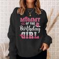 Mommy Of The Birthday Girl Western Cowgirl Themed 2Nd Bday Sweatshirt Gifts for Her