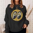 Moon Eyes Icon Graphic Sweatshirt Gifts for Her