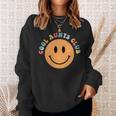 Mothers Day Groovy Auntie Cool Aunts Club 2 Sided Sweatshirt Gifts for Her