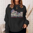 Mount Rushmore 4Th Of July Funny Patriotic Presidents Team 1 Sweatshirt Gifts for Her