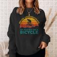 Mountain Bike Never Underestimate An Old Guy On A Bicycle Sweatshirt Gifts for Her