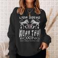 Muay Thai Kick Boxing Training Sweatshirt Gifts for Her