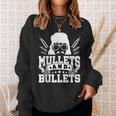 Mullet & Bullets - Funny Redneck Mullet Sweatshirt Gifts for Her