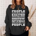 Mullet Pride Front Party Business - Funny Redneck Mullet Sweatshirt Gifts for Her