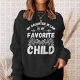 My Daughter In Law Is My Favorite Child Funny Fathers Day Sweatshirt Gifts for Her
