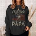 My Favorite Lacrosse Player Calls Me Papa Fathers Day Sweatshirt Gifts for Her