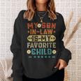 My Soninlaw Is My Favorite Child Funny Mom Vintage Sweatshirt Gifts for Her