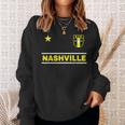 Nashville Tennessee 615 Star Designer Badge Edition Sweatshirt Gifts for Her