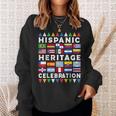 National Hispanic Heritage Month Latina Countries Sweatshirt Gifts for Her