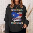National Hispanic Heritage Month Puerto Rico Flag Boricua Sweatshirt Gifts for Her