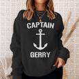 Nautical Captain Gerry Personalized Boat Anchor Sweatshirt Gifts for Her