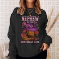 Nephew Of The Birthday Girl Pink Boots Cowgirl Matching Sweatshirt Gifts for Her